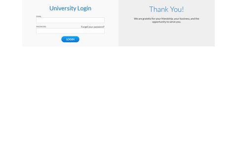 University Portal - Login