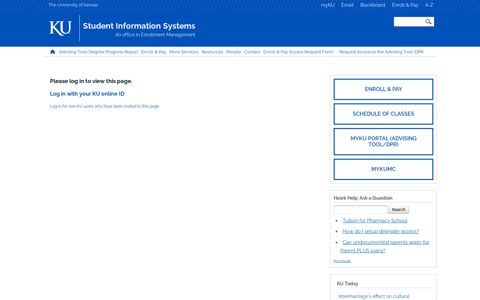 Please log in | Student Information Systems