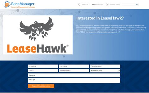 Request Information from LeaseHawk - Rent Manager