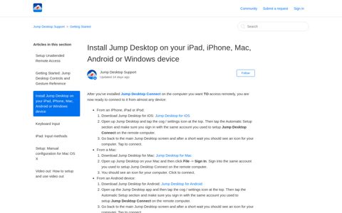 Install Jump Desktop on your iPad, iPhone, Mac, Android or ...