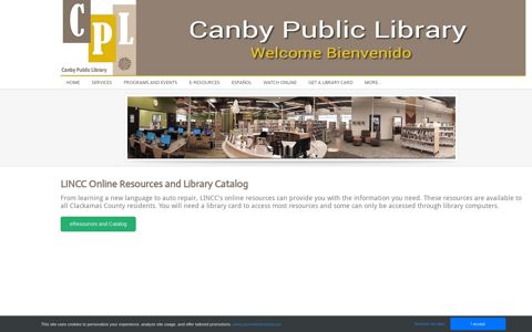 All LINCC eResources - Canby Public Library