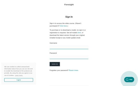 Sign In | Foresight