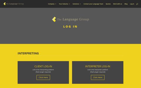 interpreter-portal-login | The Language Group