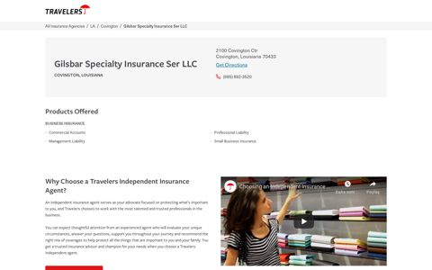 Gilsbar Specialty Insurance Ser LLC - Insurance Agencies