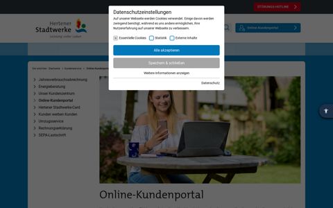 Online-Kundenportal - Hertener Stadtwerke