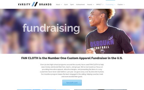 Fan Cloth Custom School Apparel Fundraiser - Varsity Brands