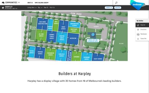 Builders at Harpley - Lendlease Communities