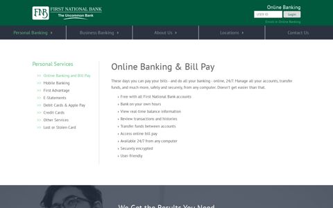 Online Banking & Bill Pay | The Uncommon Bank
