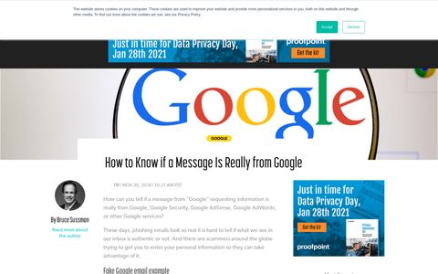 How to Know if a Message Is Really from Google - SecureWorld