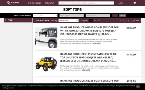 Jeep Soft Tops - The Best Complete Kits and Soft Top ...