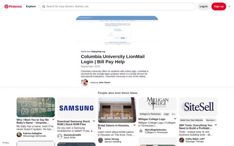 Columbia #University offers its students with online login ...