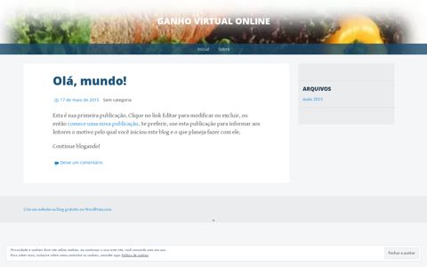 Ganho Virtual Online