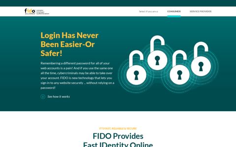 Login with FIDO - Sign in securely to any website without a ...