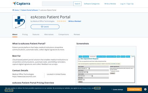 ezAccess Patient Portal Reviews and Pricing - 2020 - Capterra