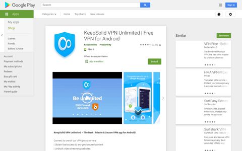 KeepSolid VPN Unlimited | Free VPN for Android – Apps on ...