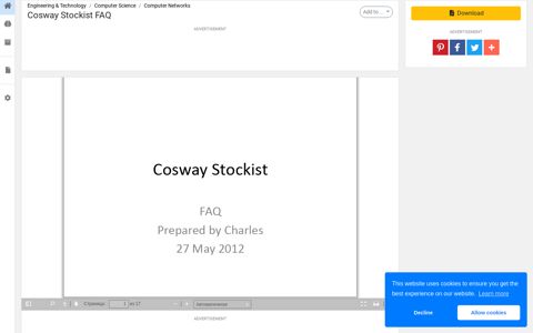 Cosway Stockist FAQ - Studylib