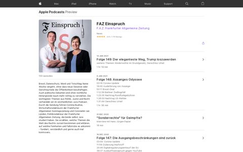 ‎FAZ Einspruch on Apple Podcasts