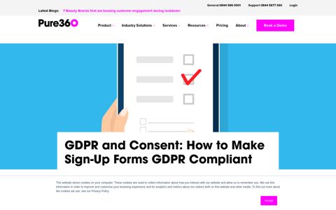 GDPR and Consent: How to Make Sign-Up Forms GDPR ...