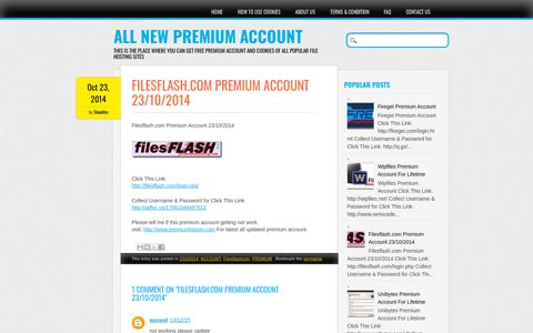 All New Premium Account: Filesflash.com Premium Account ...