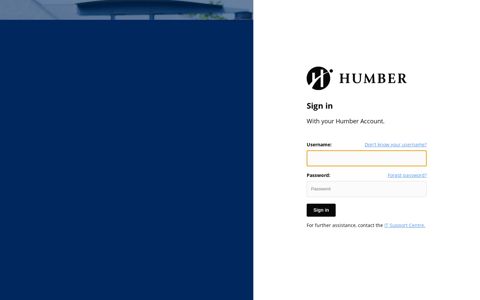 Humber Central Authentication Service