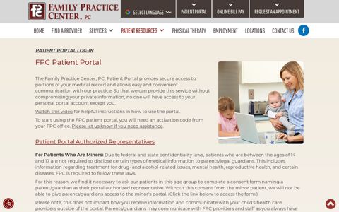 Patient Portal | Family Practice Center PC | Central ...
