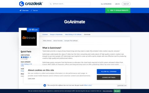 GoAnimate | Software Reviews & Alternatives - Crozdesk