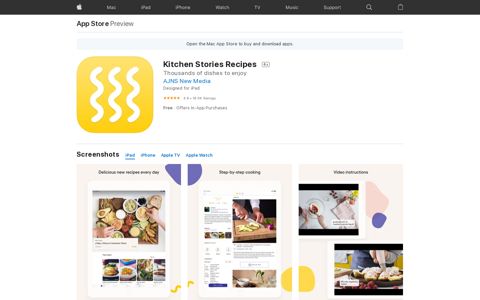 ‎Kitchen Stories Recipes on the App Store