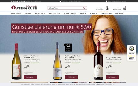 Wein online kaufen und bestellen bei WeinGrube Ihrem ...