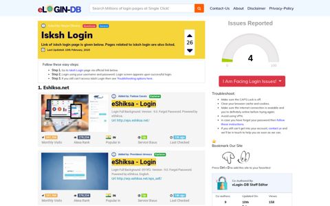 Isksh Login - A database full of login pages from all over the ...