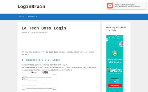 La Tech Boss - Student B.O.S.S. Login - LoginBrain