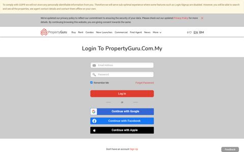 Login | PropertyGuru Malaysia