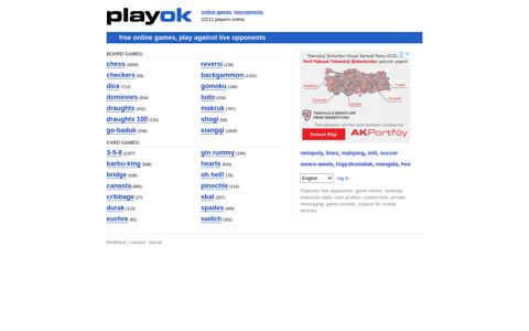 PlayOK - Free Online Games