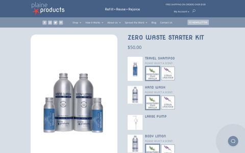 Zero Waste Starter Kit - Plaine Products