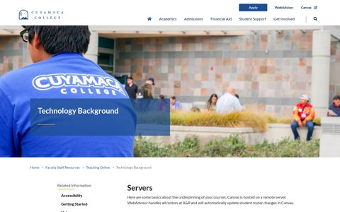 Technology Background - Cuyamaca College