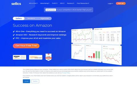 Sellics: The #1 Amazon Software to Maximize Your Potential