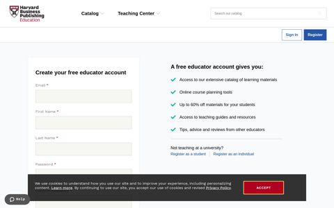 free educator account - Harvard Business Publishing Education