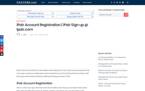 iPair Account Registration | iPair Sign up @ Ipair.com