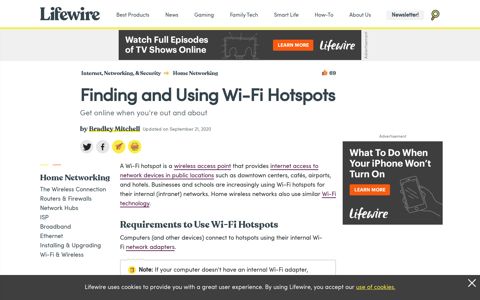 Finding and Using Wi-Fi Hotspots - Lifewire