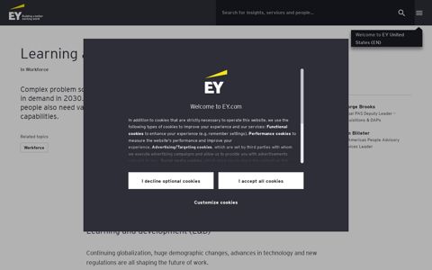 Learning and development consulting services | EY - US