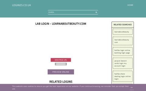 LAB Login - Learnaboutbeauty.cOm - General Information ...