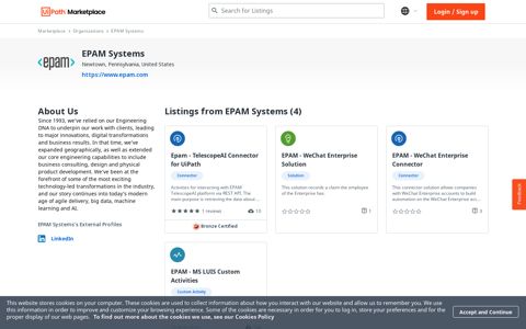 EPAM Systems - BPM, RPA, Automation | UiPath Connect