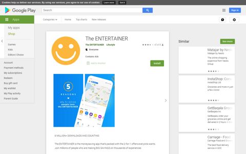 The ENTERTAINER - Apps on Google Play