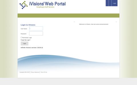 Login to iVisions