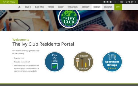 Residents Portal - The Ivy Club