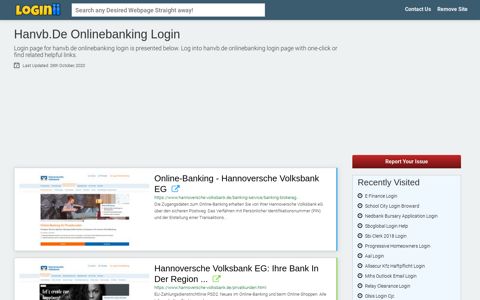 Hanvb.de Onlinebanking Login - Loginii.com