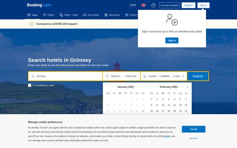 The best available hotels & places to stay near Grímsey, Iceland