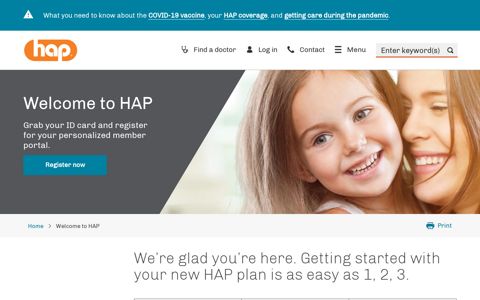 Welcome to HAP | Michigan Health Insurance | HAP