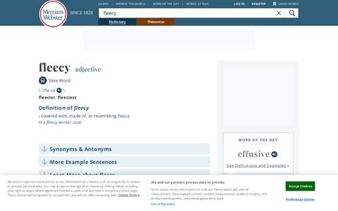 Fleecy | Definition of Fleecy by Merriam-Webster