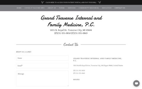 Contact Us - Grand Traverse Internists