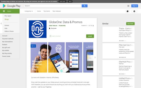GlobeOne: Data & Promos - Apps on Google Play
